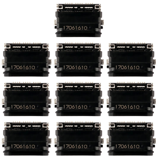 10 PCS Charging Port Dock Connectors for Huawei Honor 9 / V9 / P10 Plus - High Quality Replacement Parts
