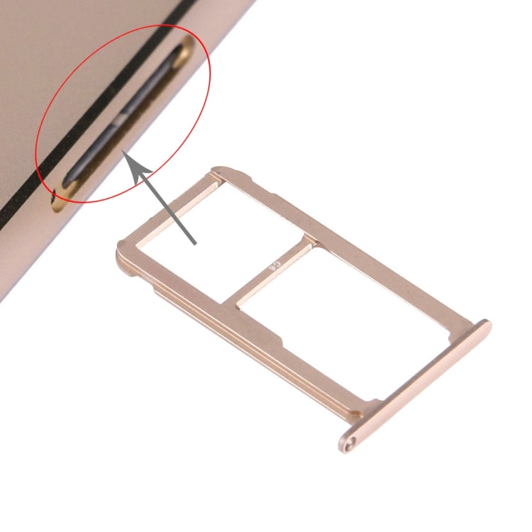 Huawei Honor V8 Gold Nano SIM + Micro SD Card Tray - Replacement for Damaged or Lost Parts