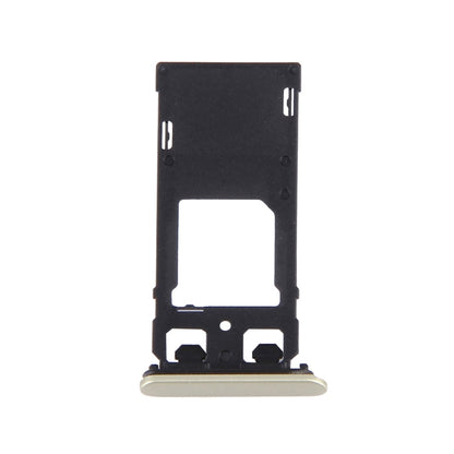 Sony Xperia X Dual SIM (Lime Gold) SIM Card Tray & Micro SD Tray with Dust Plug - Replacement Part