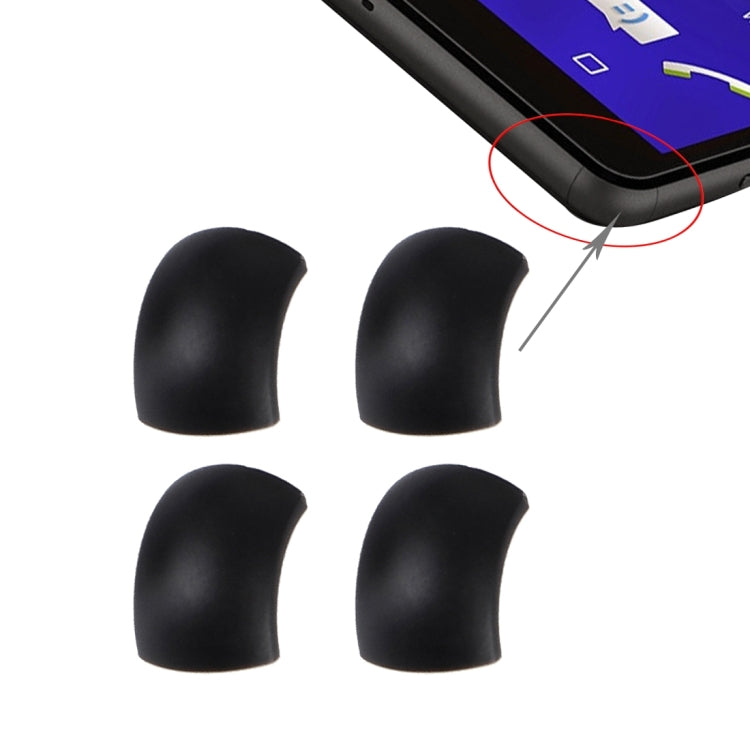 4-Piece Front Bezel Edge Replacement for Sony Xperia C4 (Black) - High Quality, Professional Installation Recommended