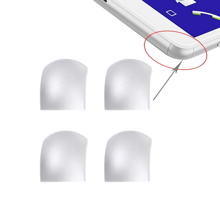 High-Quality 4 PCS Front Bezel Edge Replacement for Sony Xperia C4 (White) - Perfect Fit and Easy Install