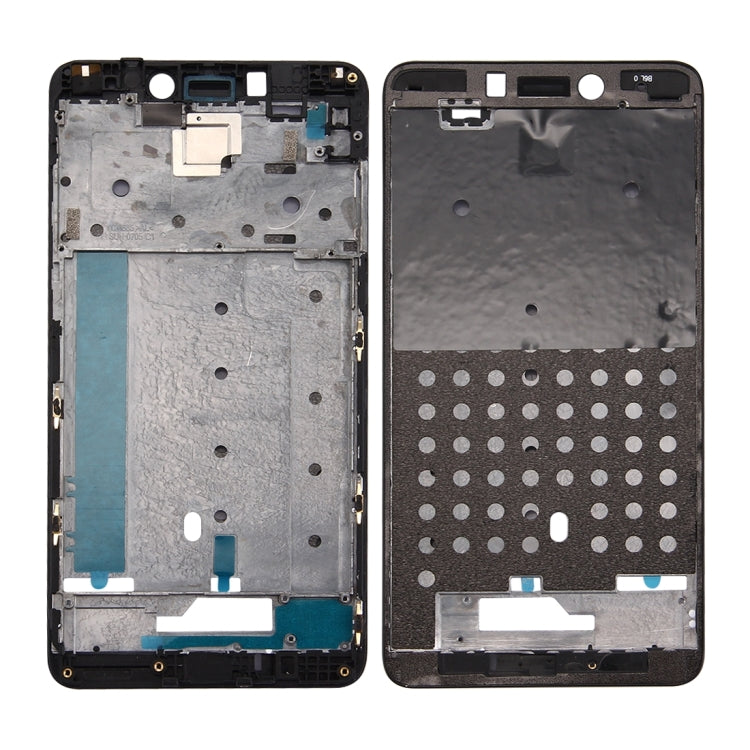 Xiaomi Redmi Note 4 Black Front Housing LCD Frame Bezel Plate Replacement - High Quality, Compatible Part