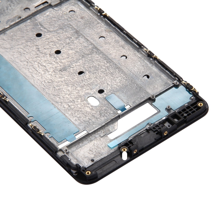 Xiaomi Redmi Note 4 Black Front Housing LCD Frame Bezel Plate Replacement - High Quality, Compatible Part