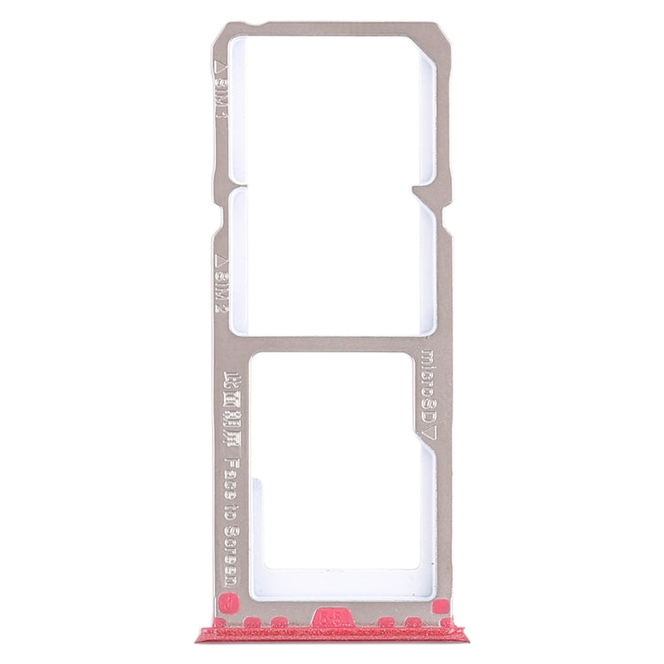 OPPO A3 Dual SIM & Micro SD Card Tray Replacement (Red) - Compatible with OPPO A3 (2018)