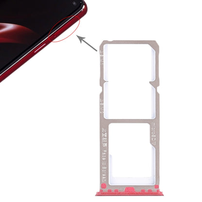 OPPO A3 Dual SIM & Micro SD Card Tray Replacement (Red) - Compatible with OPPO A3 (2018)