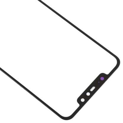 Xiaomi Redmi Note 6 Pro Replacement Front Screen Outer Glass Lens (Black) - Quality Fit & Test Recommended