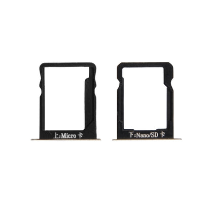 Gold SIM Card Tray & Micro SD Card Tray for Huawei Mate 7 - High Quality Replacement Part