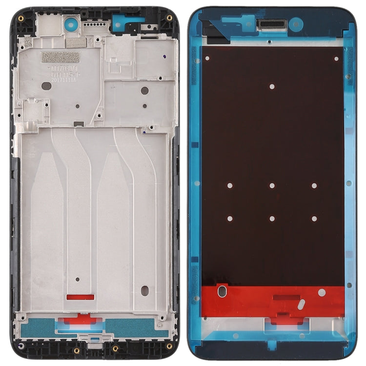 Black Front Housing LCD Frame Bezel Plate Replacement for Xiaomi Redmi 5A - High Quality, Professional Installation Recommended
