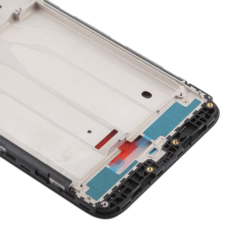 Black Front Housing LCD Frame Bezel Plate Replacement for Xiaomi Redmi 5A - High Quality, Professional Installation Recommended