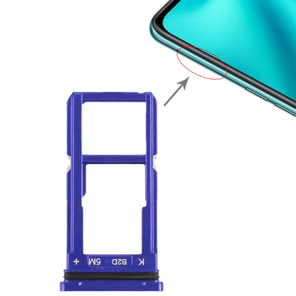 OPPO R15 SIM Card Tray + Micro SD Card Tray Replacement (Blue) - Verified Quality, Easy Installation Recommended