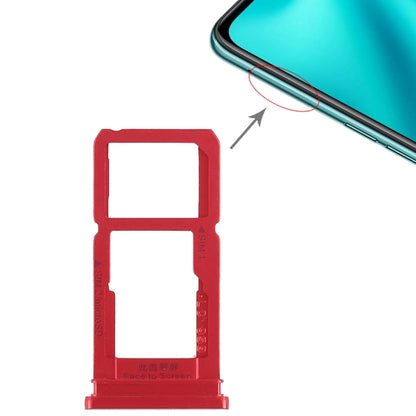 OPPO R15 SIM Card Tray & Micro SD Card Tray Replacement (Red) - Compatible, Quality Checked