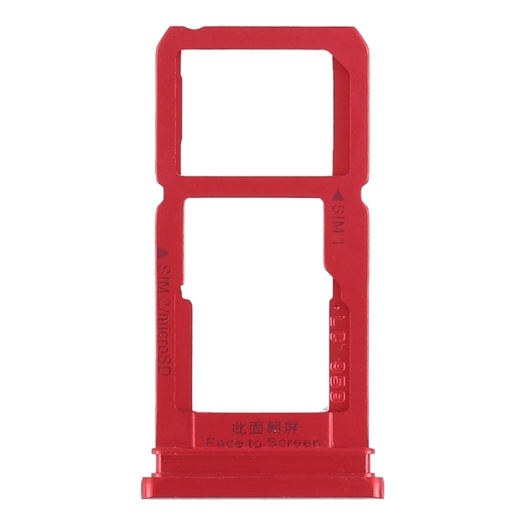 OPPO R15 SIM Card Tray & Micro SD Card Tray Replacement (Red) - Compatible, Quality Checked
