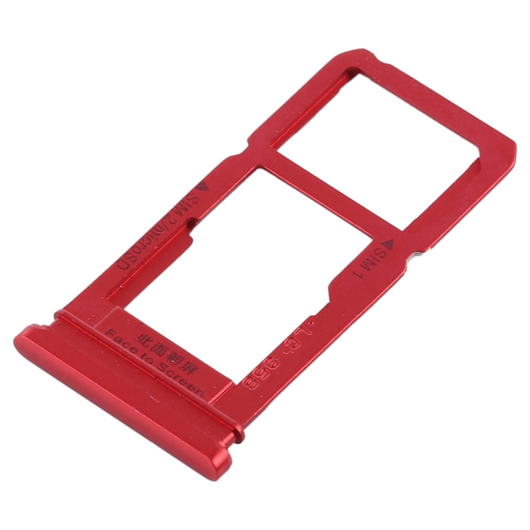 OPPO R15 SIM Card Tray & Micro SD Card Tray Replacement (Red) - Compatible, Quality Checked