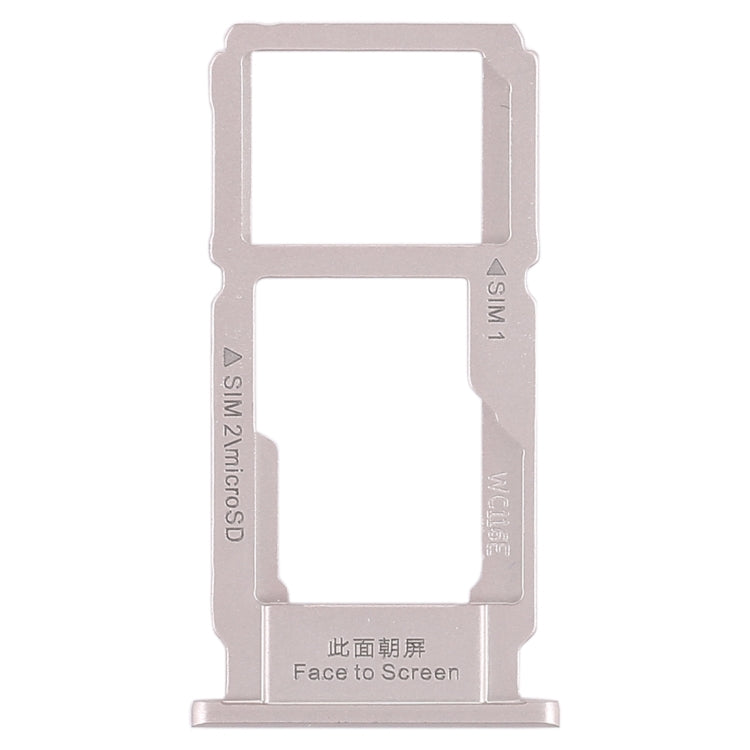 OPPO R11 Plus SIM Card Tray + Micro SD Card Tray Replacement (Silver) - Compatible & Quality Checked