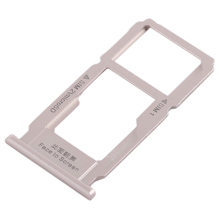 OPPO R11 Plus SIM Card Tray + Micro SD Card Tray Replacement (Silver) - Compatible & Quality Checked