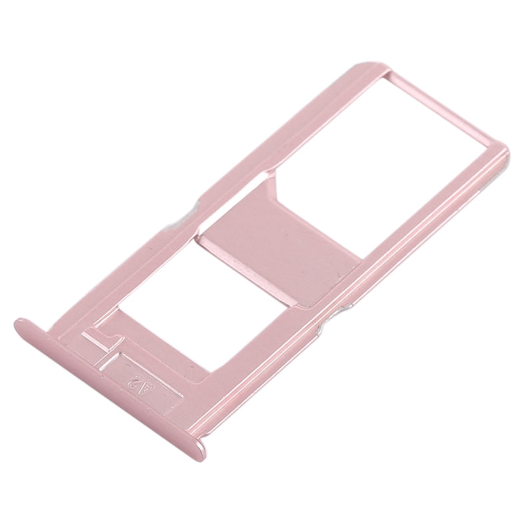 Rose Gold SIM Card Tray for Vivo X6S Plus - Replacement Dual SIM Tray, Professional Installation Recommended