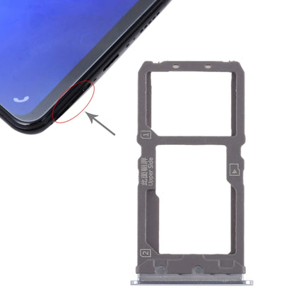 Vivo X21 SIM Card Tray + Micro SD Card Tray (Silver) - Replacement for Broken Trays, Quality Checked