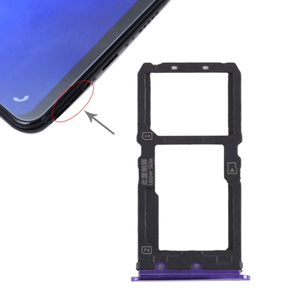 Vivo X21 SIM Card Tray + Micro SD Card Tray Replacement (Purple) - Check Condition Before Installation