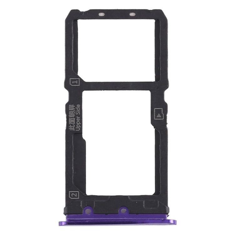 Vivo X21 SIM Card Tray + Micro SD Card Tray Replacement (Purple) - Check Condition Before Installation