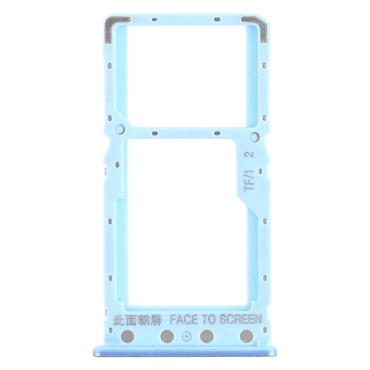 Xiaomi Redmi 6 / 6A SIM Card Tray + Micro SD Card Tray Replacement (Blue) - Check Compatibility Before Installation