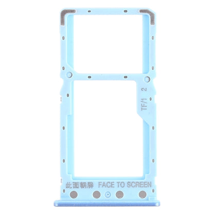 Xiaomi Redmi 6 / 6A SIM Card Tray + Micro SD Card Tray Replacement (Blue) - Check Compatibility Before Installation