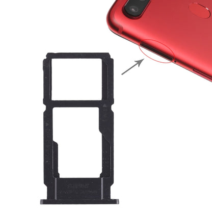 OPPO R11s SIM Card Tray + Micro SD Card Tray Replacement (Black) - Compatible, Quality Checked
