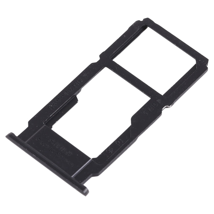OPPO R11s SIM Card Tray + Micro SD Card Tray Replacement (Black) - Compatible, Quality Checked