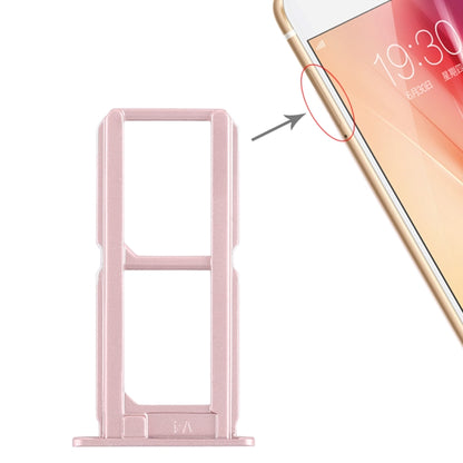 Vivo X7 Dual SIM Card Tray Replacement (Rose Gold) - Compatible with Vivo X7, Professional Installation Recommended