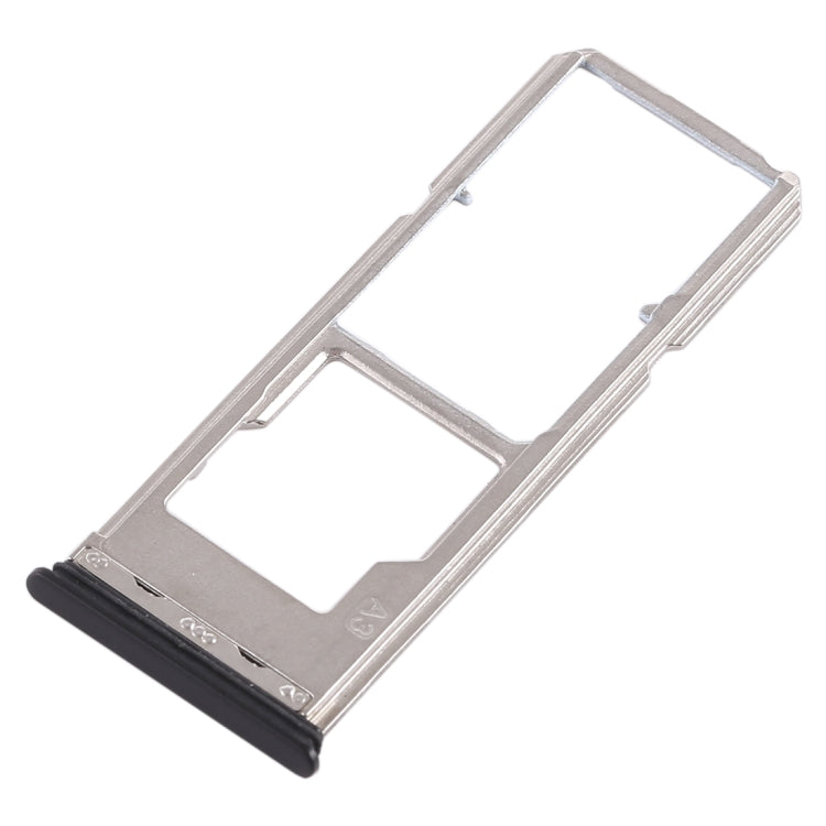 Replacement SIM Card Tray & Micro SD Card Tray for Vivo Y53 (2 x Black Trays) - Quality Checked