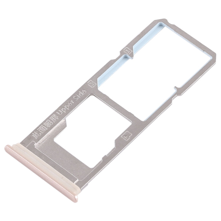 Vivo Y79 Gold Dual SIM Card Tray + Micro SD Card Tray Replacement - Checked & Ready to Install