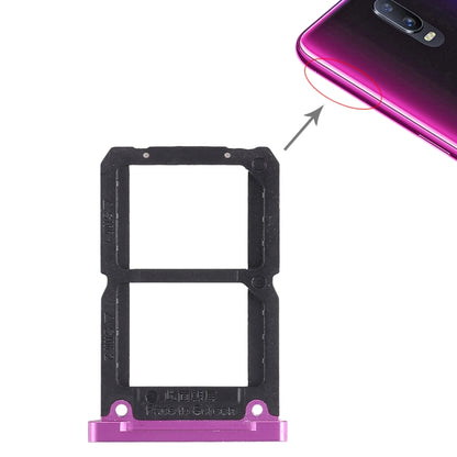 OPPO R17 Dual SIM Card Tray Replacement - Purple - Compatible Spare Part for Your Phone