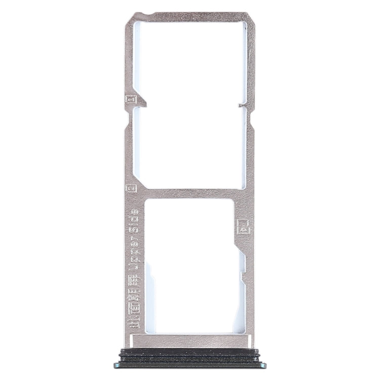 Vivo Y75 Dual SIM Card Tray & Micro SD Card Tray Replacement (Black) - Compatible Parts for Repair