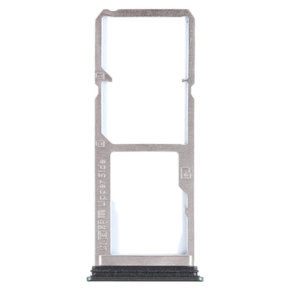 Vivo Y75 Dual SIM Card Tray & Micro SD Card Tray Replacement (Black) - Compatible Parts for Repair
