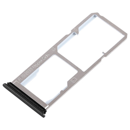 Vivo Y75 Dual SIM Card Tray & Micro SD Card Tray Replacement (Black) - Compatible Parts for Repair