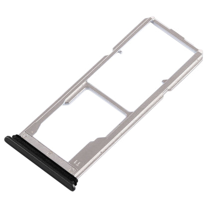 Vivo Y75 Dual SIM Card Tray & Micro SD Card Tray Replacement (Black) - Compatible Parts for Repair
