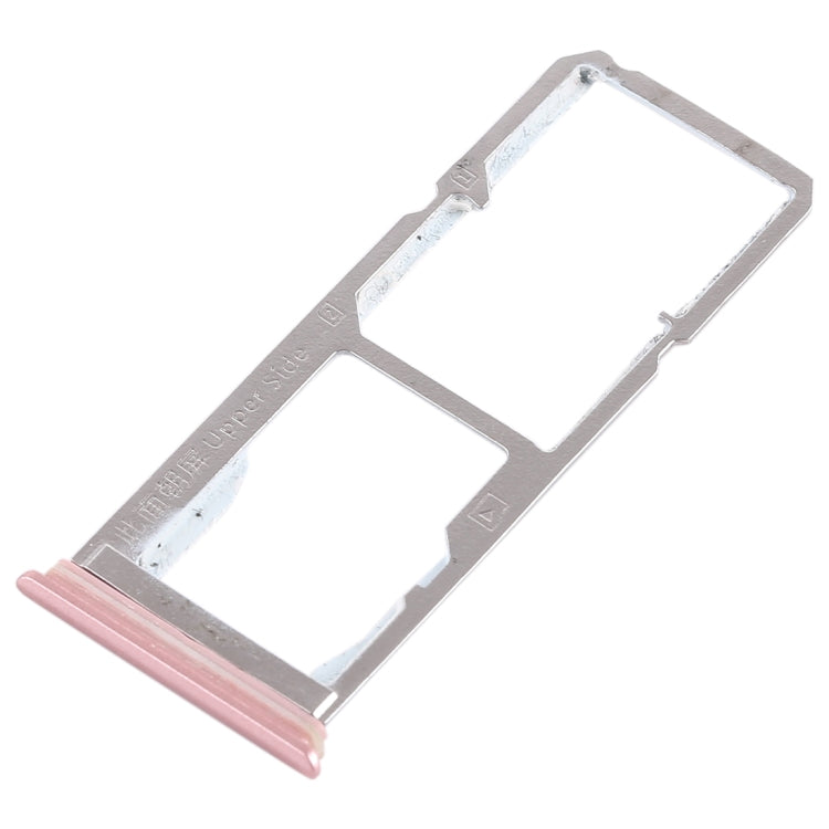 Vivo Y75 Dual SIM Card Tray + Micro SD Card Tray Replacement (Rose Gold) - Compatible with Vivo V7