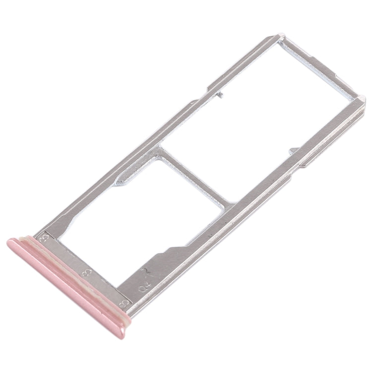Vivo Y75 Dual SIM Card Tray + Micro SD Card Tray Replacement (Rose Gold) - Compatible with Vivo V7