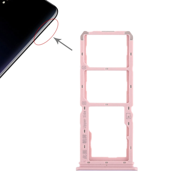 Vivo Y97 Dual SIM & Micro SD Card Tray Replacement (Rose Gold) - Compatible Parts for Easy Installation