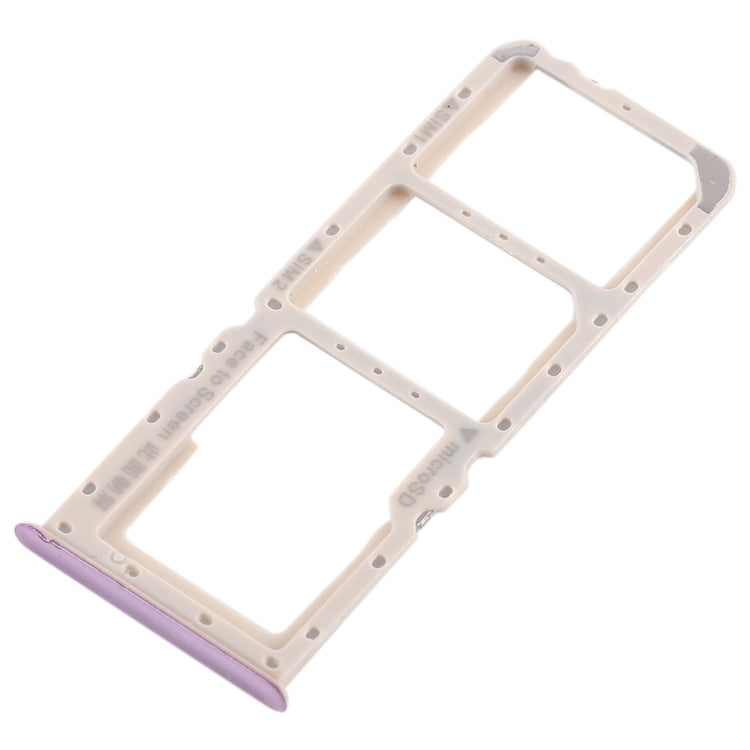 OPPO A5 / A3s Dual SIM & Micro SD Card Tray Replacement (Purple) - Compatible & Fully Tested