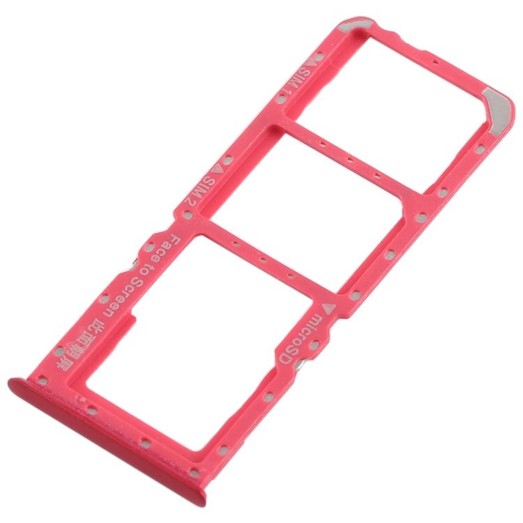 OPPO A5 / A3s Dual SIM & Micro SD Card Tray Replacement (Red) - Perfect Fit, Quality Checked