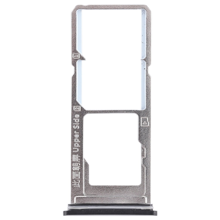 Black Dual SIM & Micro SD Card Tray for Vivo Y85, Z1, Z1i, V9 Youth, V9 - Replacement Part