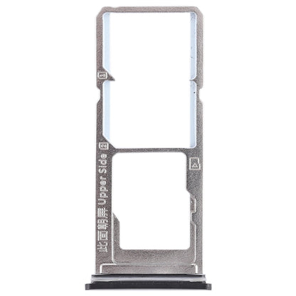 Black Dual SIM & Micro SD Card Tray for Vivo Y85, Z1, Z1i, V9 Youth, V9 - Replacement Part