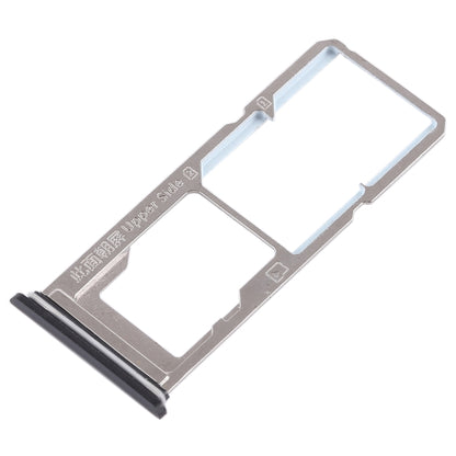 Black Dual SIM & Micro SD Card Tray for Vivo Y85, Z1, Z1i, V9 Youth, V9 - Replacement Part
