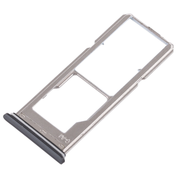 Black Dual SIM & Micro SD Card Tray for Vivo Y85, Z1, Z1i, V9 Youth, V9 - Replacement Part