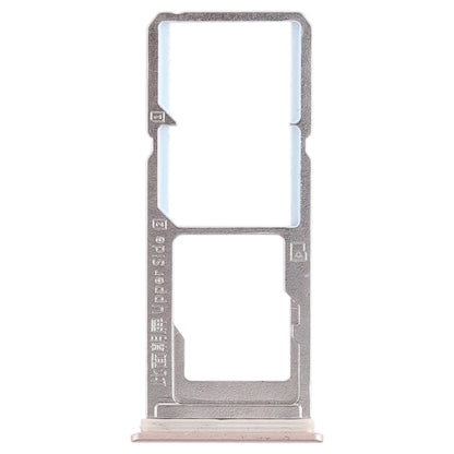 Gold SIM & Micro SD Card Tray for Vivo Y85, Z1, Z1i, V9 Youth, V9 - Replacement Parts (2 Trays)