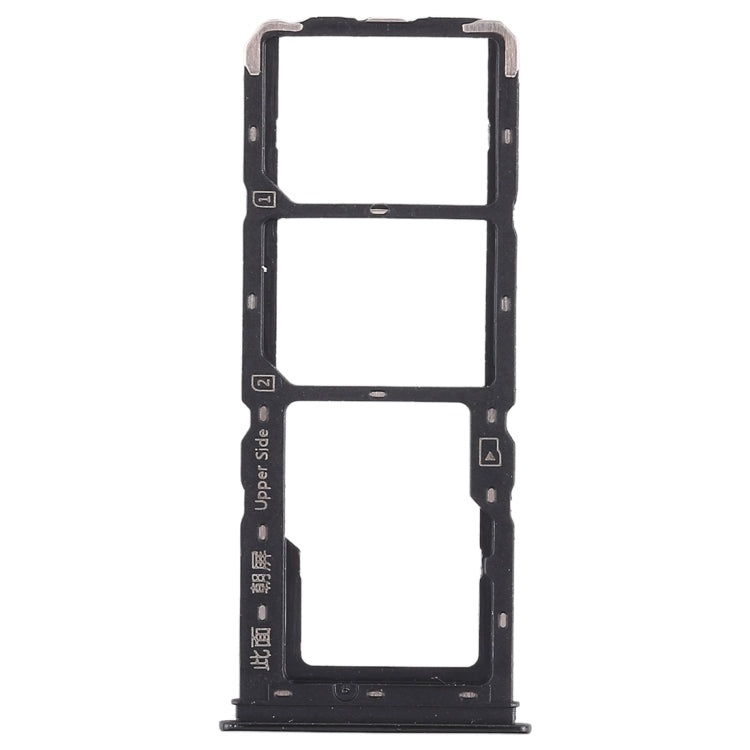 Vivo Y93 Dual SIM Card Tray & Micro SD Card Tray Replacement (Black) - Quality Checked, Professional Installation Recommended