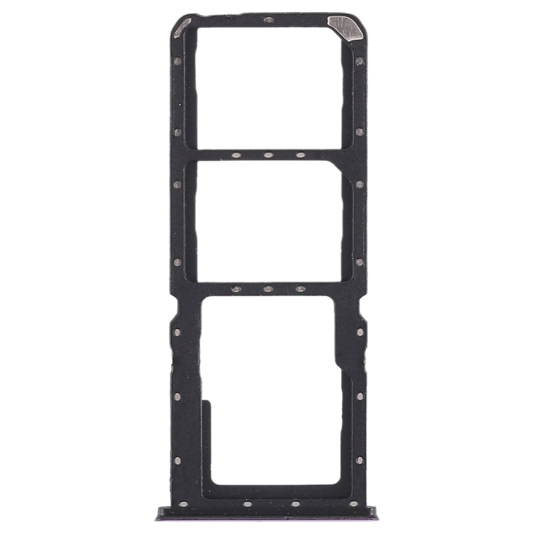 Purple SIM Card Tray + Micro SD Card Tray for OPPO A7x, F9, F9 Pro & Realme 2 Pro - Replacement Part