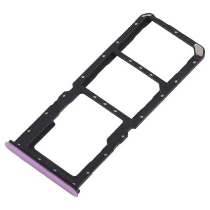 Purple SIM Card Tray + Micro SD Card Tray for OPPO A7x, F9, F9 Pro & Realme 2 Pro - Replacement Part