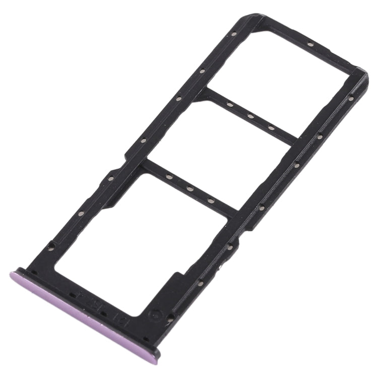 Purple SIM Card Tray + Micro SD Card Tray for OPPO A7x, F9, F9 Pro & Realme 2 Pro - Replacement Part