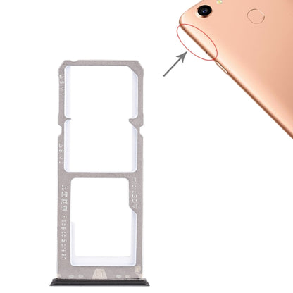 OPPO A79 SIM Card Tray Set (2 x SIM + Micro SD) - Replacement Parts in Black, Compatible with A79 2017